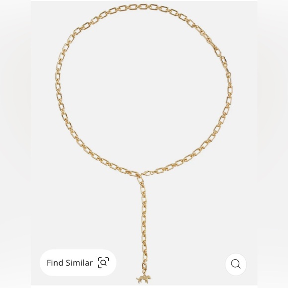 Roller Rabbit Yari Gold Chain Necklace - Picture 3 of 3